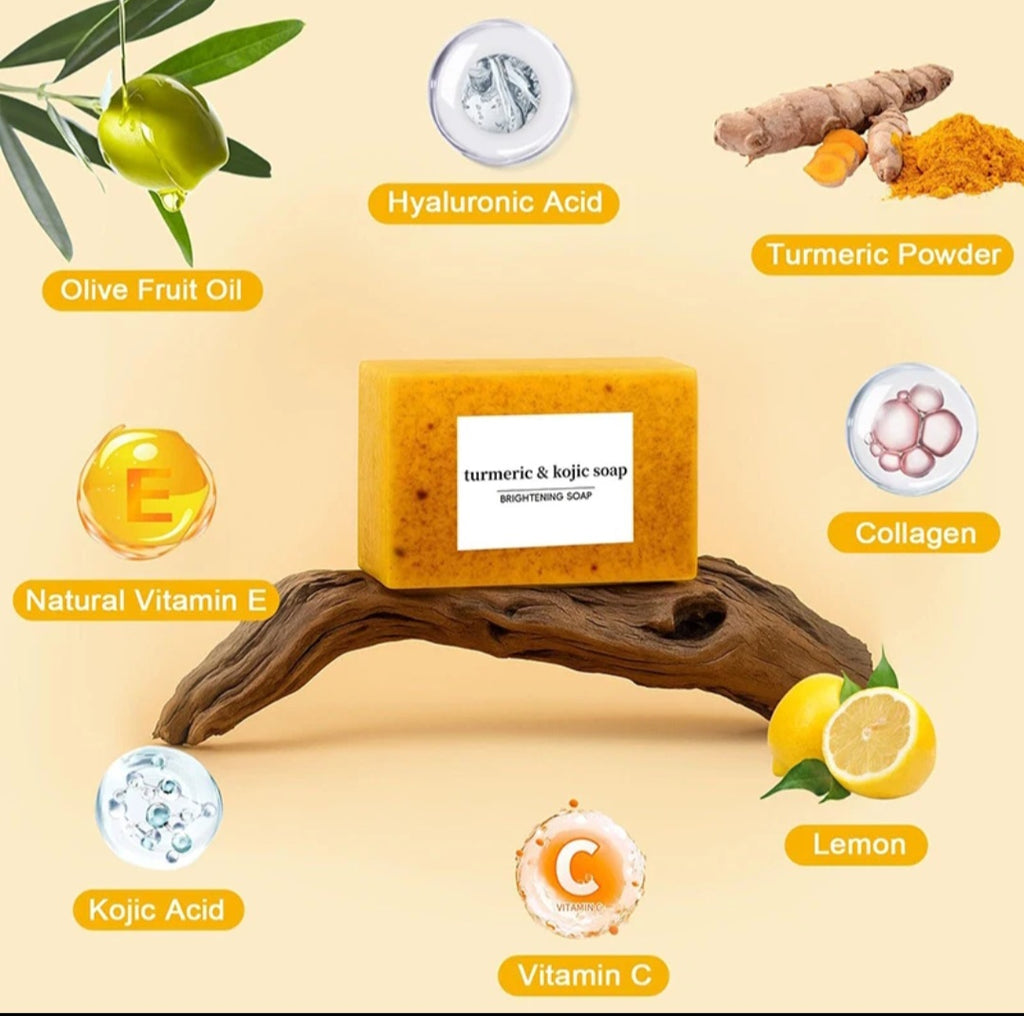 Kojic Acid & Tumeric Bar Soap